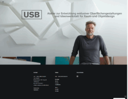 Screenshot des Referenzprojektes Uwe Schmidt Berlin - Website